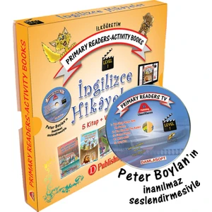 Damla Yayınevi İngilizce Hikaye Seti 2 ve 3. Sınıf Level-1 5 Kitap 1 Cd