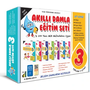 Damla Yayınevi Akıllı  Eğitim Seti 3. Sınıf - 2018