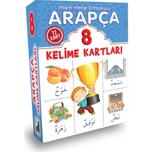 Damla Yayınevi Arapça Kelime Kartları 8. Sınıf