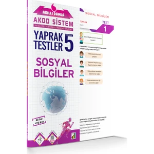 Damla Yayınevi Akıllı  Sosyal Bilgiler Yaprak Testler 5. Sınıf
