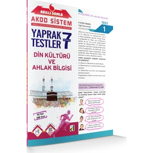 Damla Yayınevi Akıllı  Din Kültürü Ve Ahlak Bilgisi Yaprak Testler 7. Sınıf