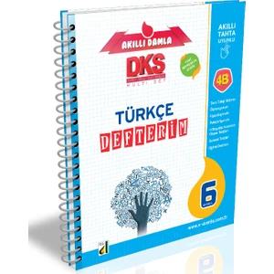 Damla Yayınevi Dks 4B Türkçe Defterim 6. Sınıf