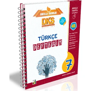 Damla Yayınevi Dks 4B Türkçe Defterim 7. Sınıf