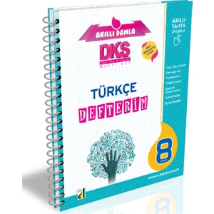 Damla Yayınevi Dks 4B Türkçe Defterim 8. Sınıf