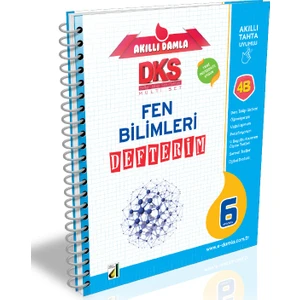 Damla Yayınevi Dks 4B Fen Bilimleri Defterim 6. Sınıf