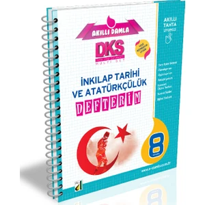 Damla Yayınevi Akıllı  Dks 4B T.C. İnkılap Tarihi Ve Atatürkçülük Defterim-8. Sınıf