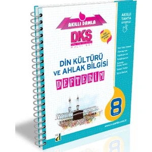 Damla Yayınevi Akıllı  Dks 4B Din Kültürü Ve Ahlak Bilgisi Defterim-8. Sınıf