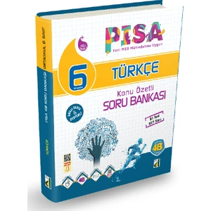 Damla Yayınevi 6. Sınıf Türkçe Pısa 4B Soru Bankası