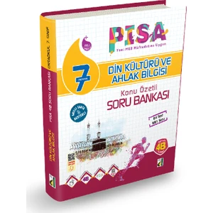 Damla Yayınevi Akıllı  Pisa 4B Din Kültürü Ve Ahlak Bilgisi Soru Bankası-7. Sınıf