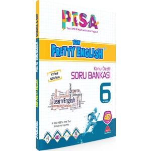 Damla Yayınevi Akıllı  Pisa 4D New Pretty Englısh Soru Bankası-6. Sınıf