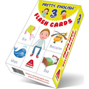 Damla Yayınevi Pretty English Flash Cards / İngilizce Kelime Kartlartı 3. Sınıf