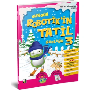 Damla Yayınevi 3. Sınıf Gün Gün Robotik'in Tatil Günlüğü