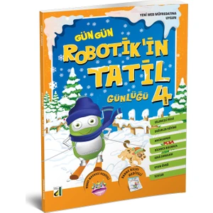 Damla Yayınevi 4. Sınıf Gün Gün Robotik'in Tatil Günlüğü