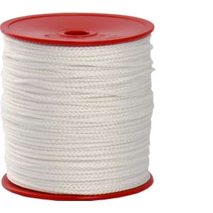1,5 Mm Polyester Çok Amaçlı İp Halat - Beyaz - 200 M. - Makaralı