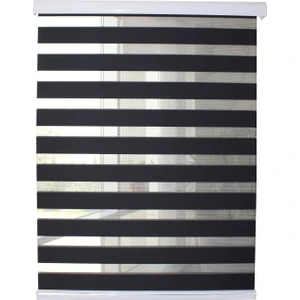 Ekonomik Düz Zebra Stor Perde Siyah 70x270