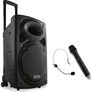 MD-86KP V1 30W USB/BT/TF/TWS Kablosuz Mikrofonlu Toplantı-Parti Hoparlör