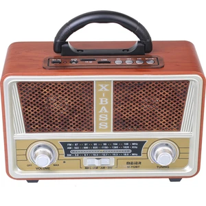 Meirer M 112Bt Dvs nostaljik Görünümlü Usb Sd Bluetooth Fm Am Sw Radyo