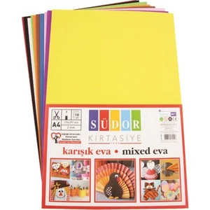 50*70 Yapışkanlı Eva 10'lu Paket Karışık Renk