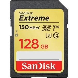Extreme 128GB SDXC Card 150MB/s V30 UHS-I U3 Hafıza Kartı SDSDXV5-128G-GNCIN