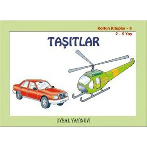 Karton Kitap - 8 -Taşıtlar (2-5 yaş)