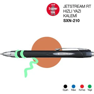 Uni-ball Jetstream RT Hızlı Yazı Kalemi 1.0 1'li (SXN-210)-Mavi