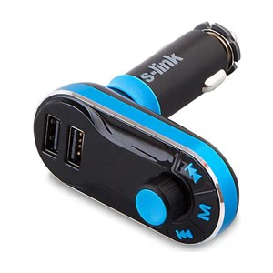 S-link SL-FM66 SD/Usb Destekli + 2.1A Usb Şarj Portlu Fm Transmitter
