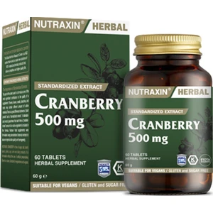Cranberry 500 mg Takviye Edici Gıda 60 Tablet