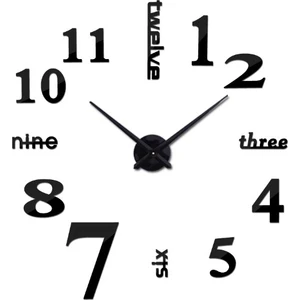 DIY Clock Twelve Yeni Model Dekoratif Duvar Saati