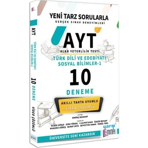 Yargı Lemma Yayınları AYT Türk Dili Ve Edebiyatı Sosyal Bilimler-1 Video Çözümlü 10 Deneme - Ülgen Gökçe