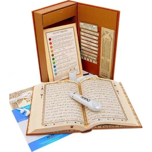 Akser Kuran Okuyan Kalem Seti - Deri