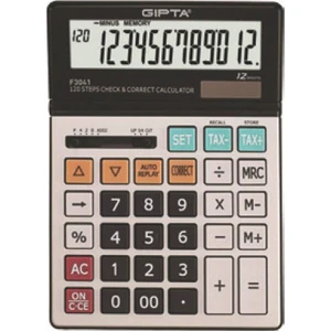 Hesap Makinesi 12 Haneli Masa Tipi F304100 LCD Ekranlı Kullanışlı Model