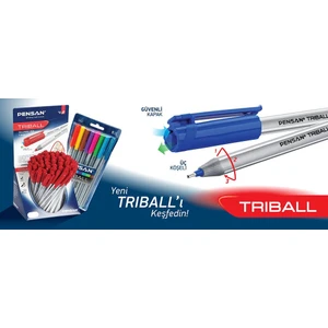 Triball Tükenmez Kalem 1 Mm Siyah