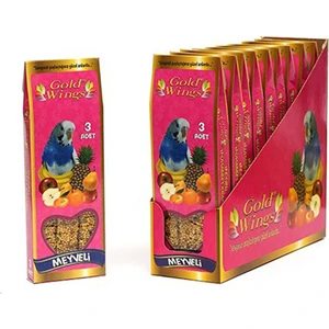 Gold Wings Meyveli Kraker 999 gr Muhabbet Kuşları İçin Zengin İçerikli Lezzetli Yem
