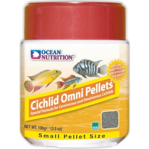 Ocean Nutrition Cichlid Omni Pellets Sm - 100 Gr. 1 mm. Çiklit Balığı Yemi