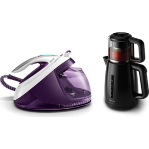 GC9665/30 PerfectCare Elite Plus Buhar Kazanlı Ütü + HD7301 Philips Çaycı