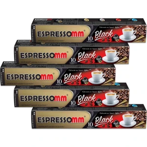 Black Kapsül Kahve (50 Adet) - Nespresso Uyumlu