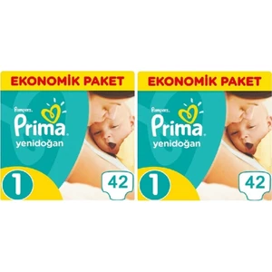 Yenidoğan 1 Numara Bebek Bezi 42 x 2=84 Adet 2-5 kg