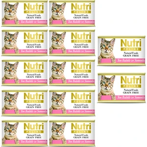 Nutri Feline Ton Balıklı & Somonlu Konserve Yetişkin Kedi Maması 85 gr 12 Adet