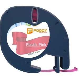 Dymo LT Muadili Plastik Şerit Etiket Pembe