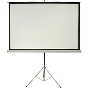 Ayaklı Taşınabilir Projeskiyon Perdesi Arkası Siyah Fonlu 120" 240 x 200 cm