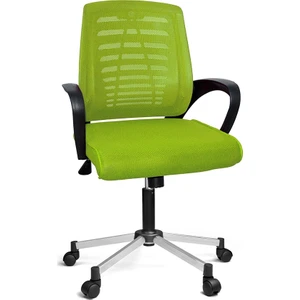 Karizma File Çalışma Koltuğu Krom Ayak Yeşil