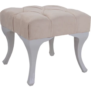 Mobil Deco Kapitoneli Puf 45x45 - Krem