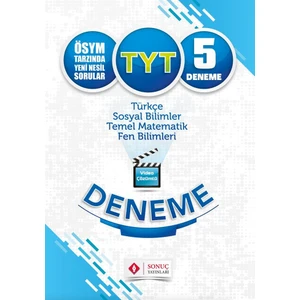 Sonuç Yayınları  TYT  5 Deneme