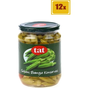 Bamya Sultani Cam 670 gr 12'li Set