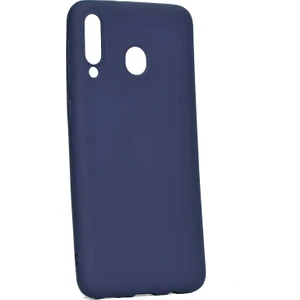 Case 4U Samsung Galaxy M30 Kılıf Klasik Mat Renkli Yumuşak Premier Silikon Lacivert
