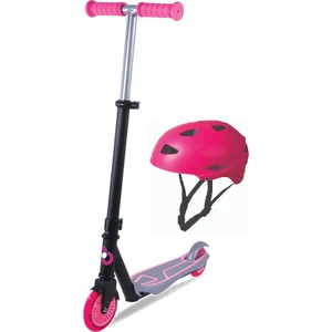 Cool Wheels 2 Tekerlekli Scooter Kask set Pembe