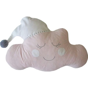 Pudra Decor Şapkalı Pembe Bulut Yastık