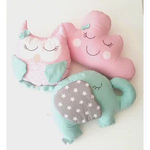 Pudra Decor Mint Fil Yastık