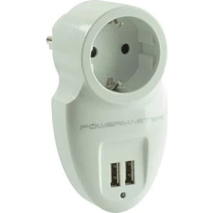 Akım Korumalı İki Usb'Li Tekli Priz