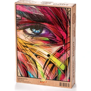 King Of Puzzle Renkli Yüz Ahşap Puzzle 1000 Parça (KJ01-M)